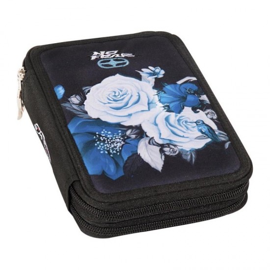 ΚΑΣΕΤΙΝΑ ΓΕΜΑΤΗ ΔΙΠΛΗ BACK ME UP 347-56100 NO FEAR BLUE FLOWERS